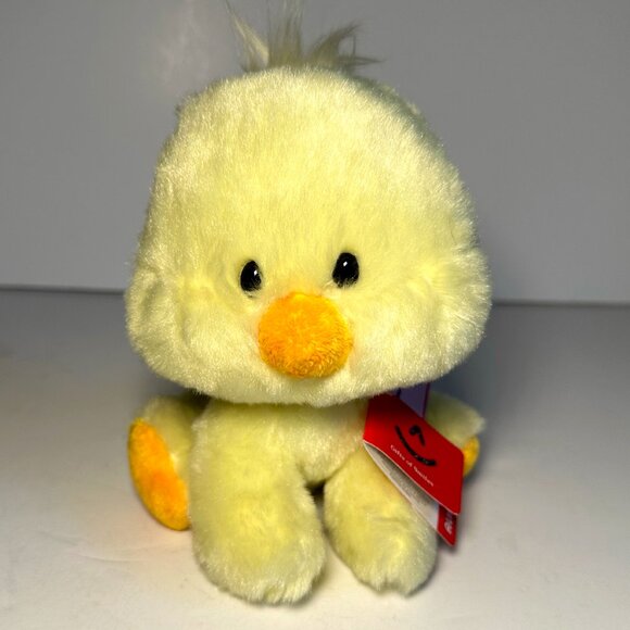 Aurora 6” Spring Bobble Yellow Chick Plush Toy - Picture 2 of 12